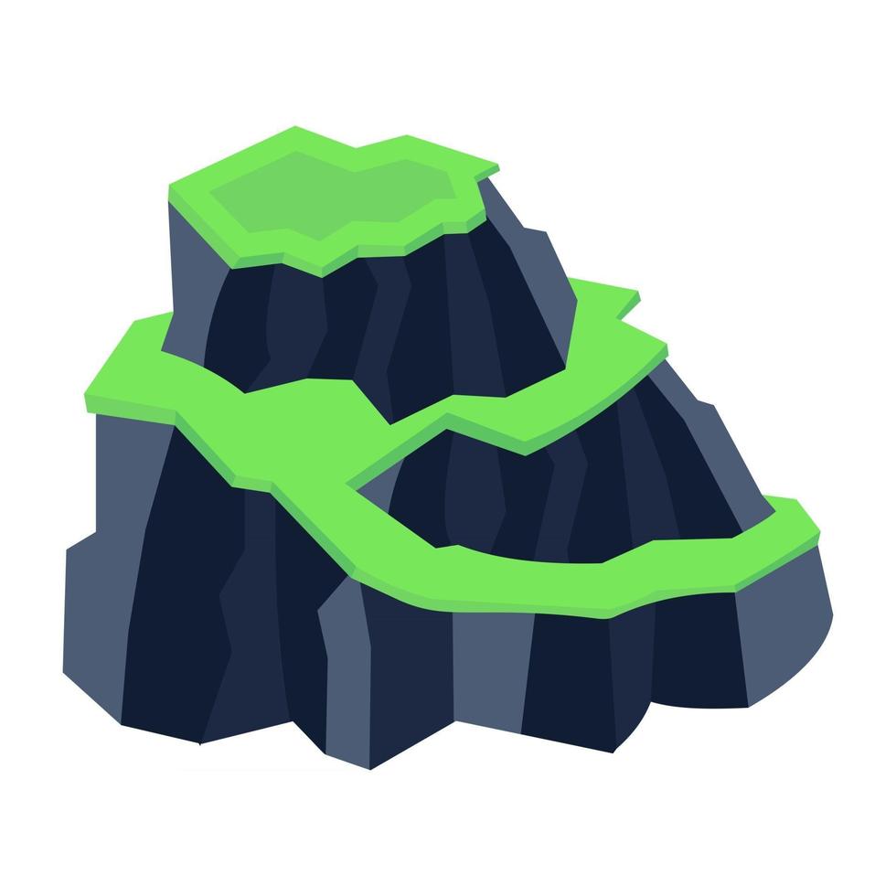 Mountain on Peak vector