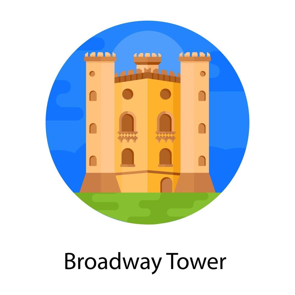 Broad Way Tower vector