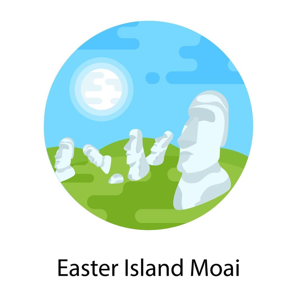 Easter Island Moai vector