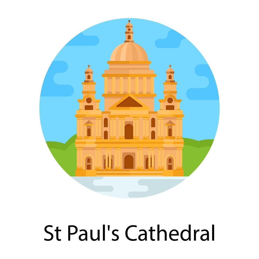 St Paul Cathedral vector