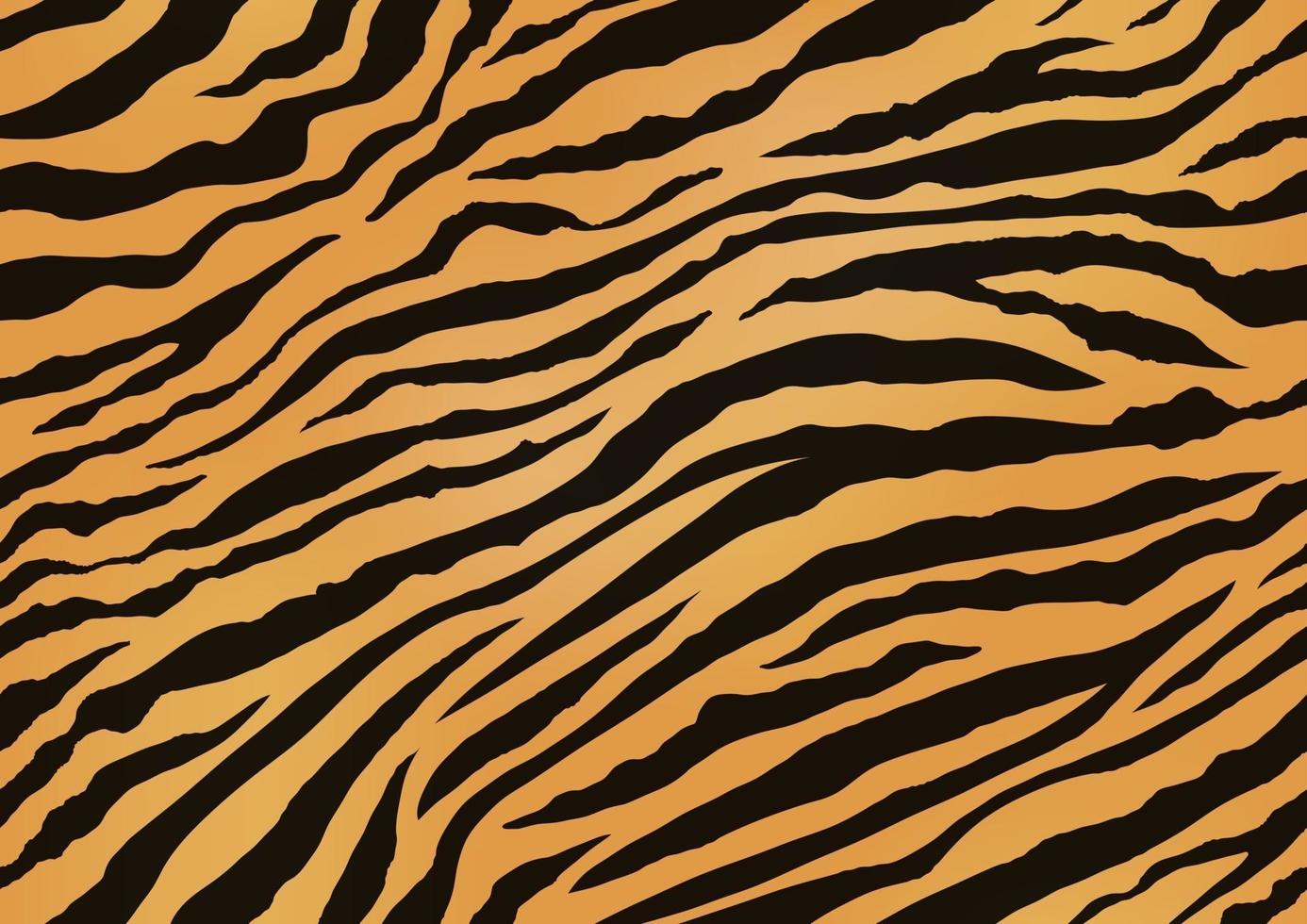 Ilustración de vector transparente de piel de tigre repetible horizontal y verticalmente. patrón de piel de animal exótico con rayas negras.