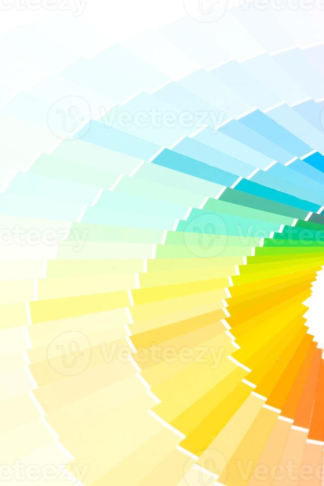 Sample colors catalog Pantone or color swatches book photo