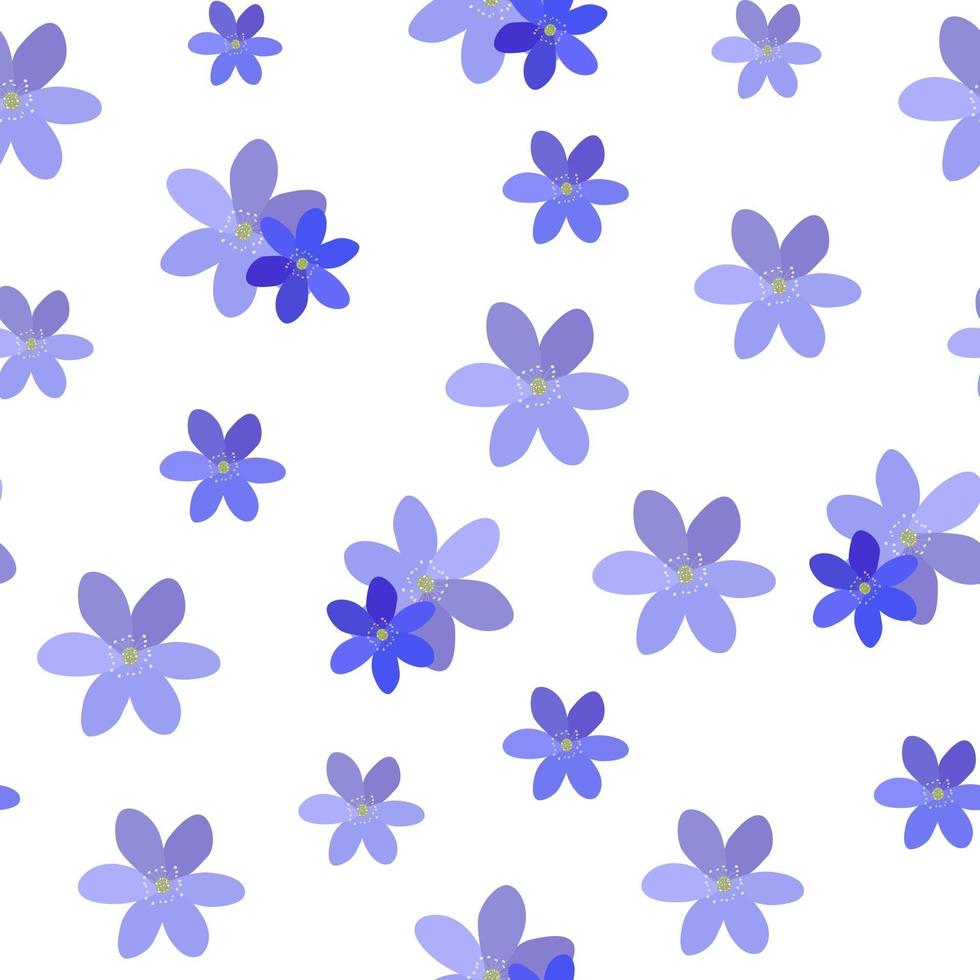 Abstract Simple Flower Seamless Pattern Background vector