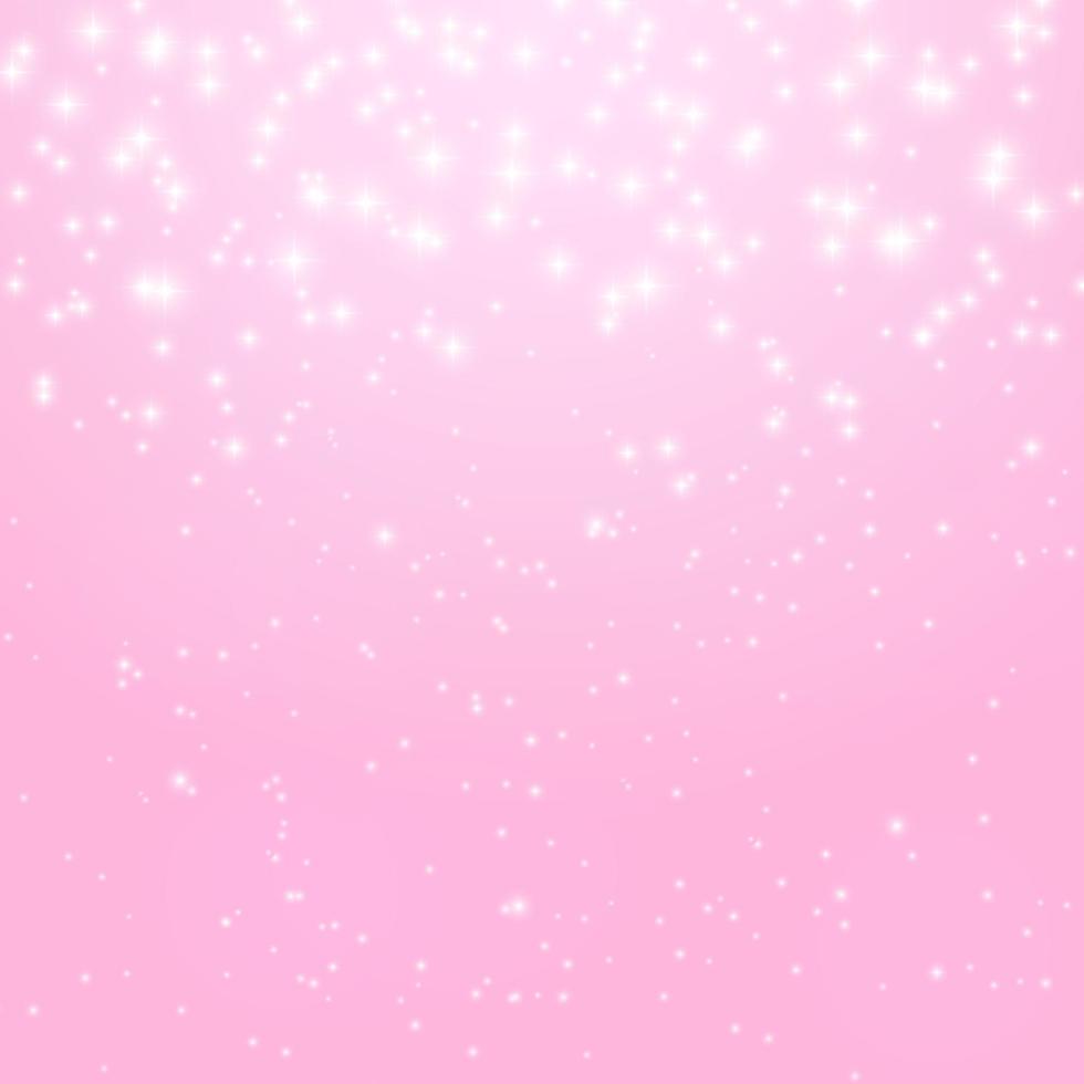 Abstract Princess Shiny Star Background Vector Illustration