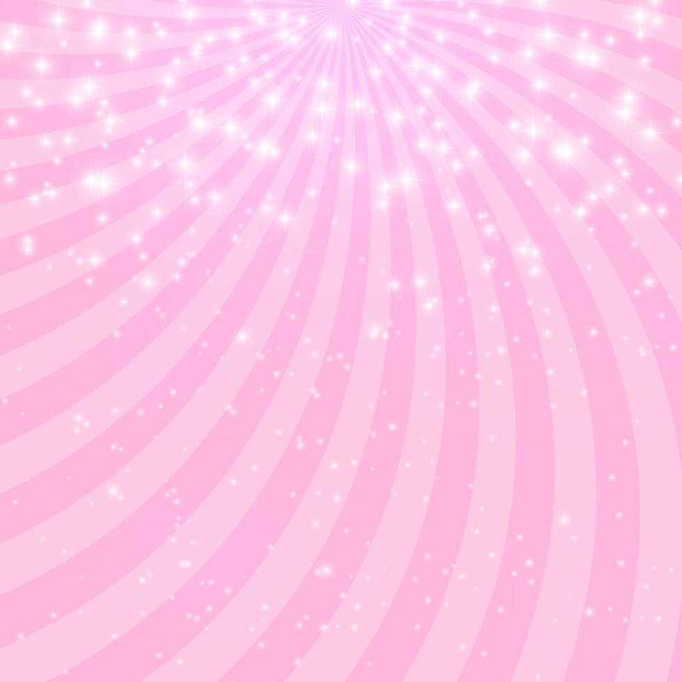 Abstract Princess Shiny Star Background Vector Illustration