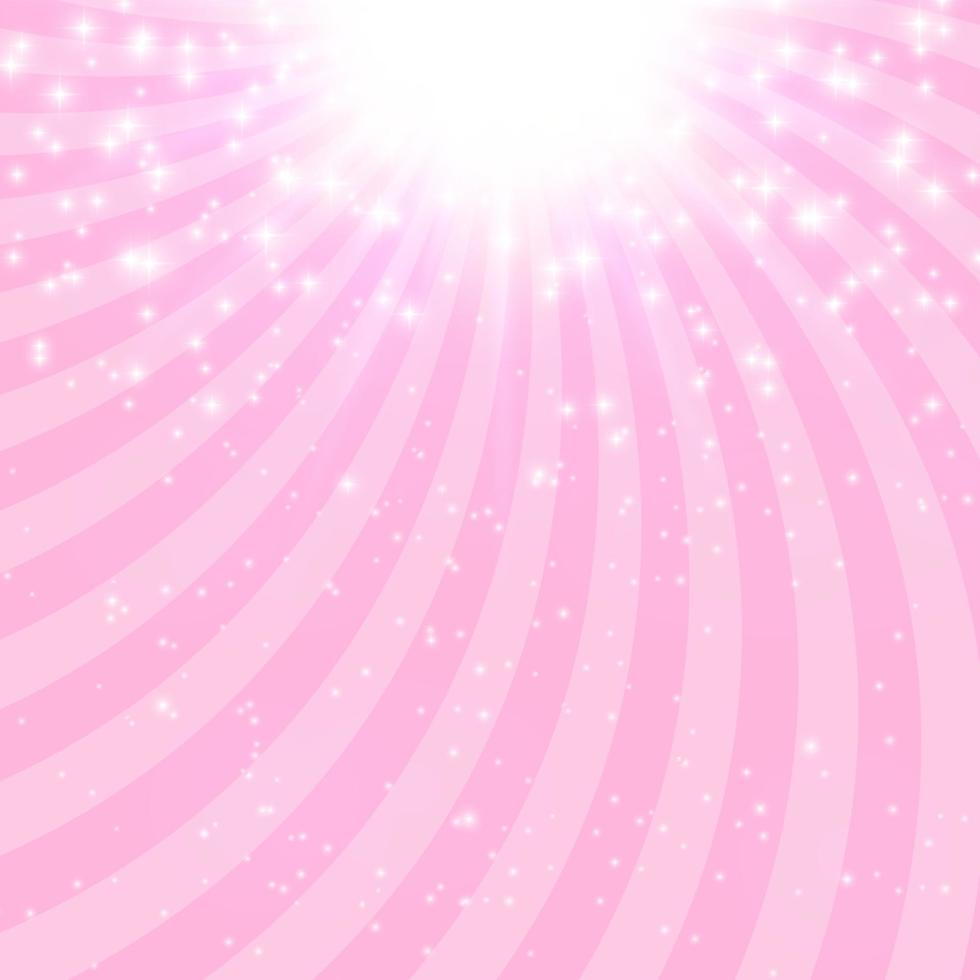 Abstract Princess Shiny Star Background Vector Illustration