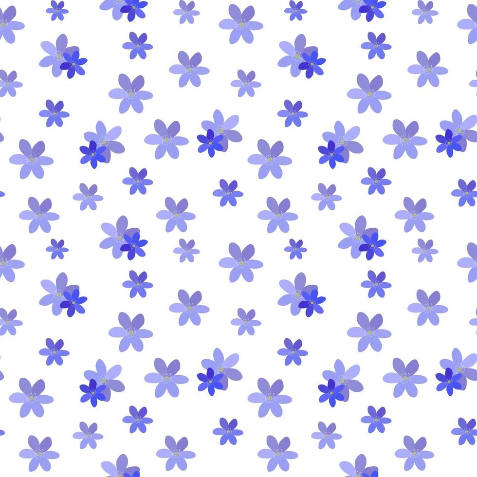 Abstract Simple Flower Seamless Pattern Background vector