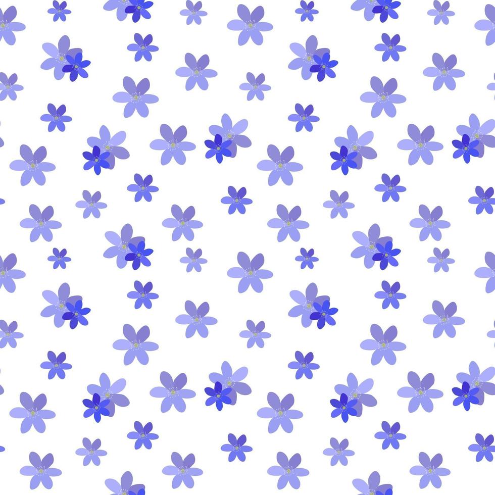 Abstract Simple Flower Seamless Pattern Background vector