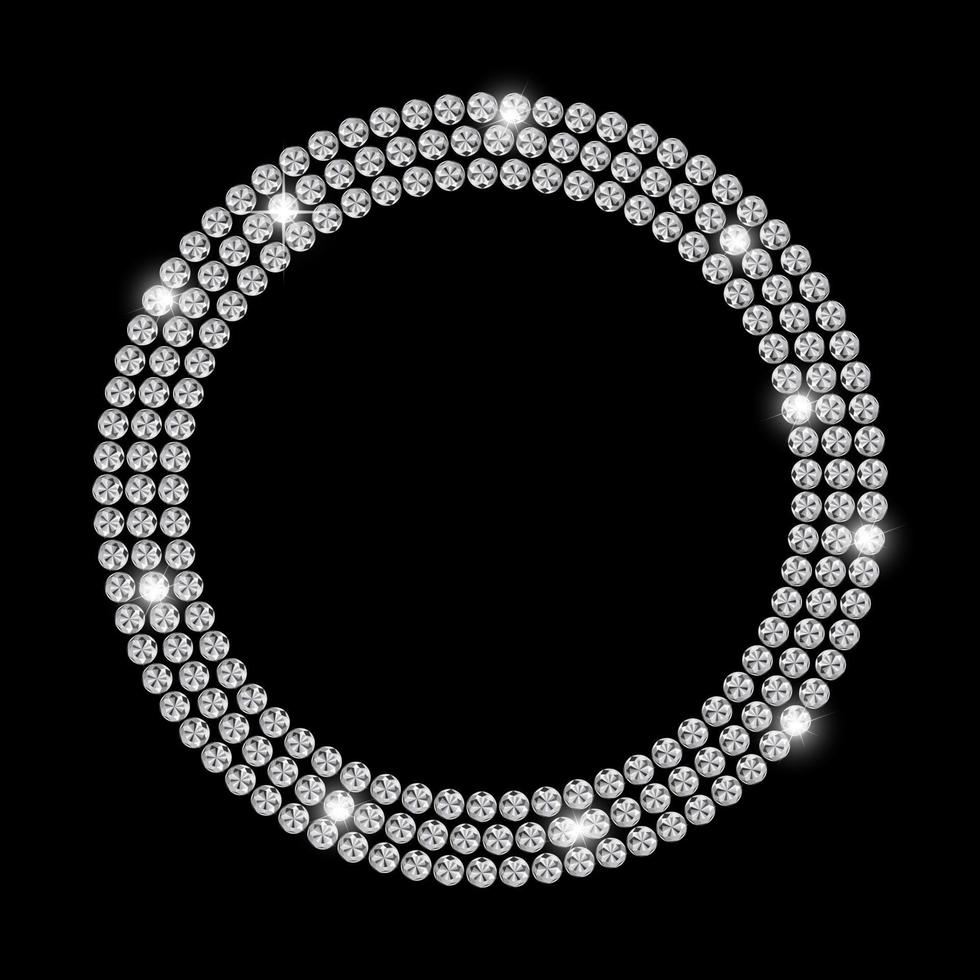 Ilustración de vector de fondo de diamante negro de lujo abstracto