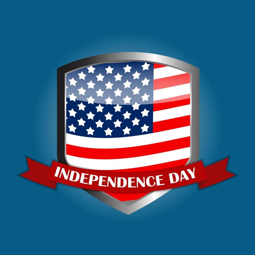 Independence Day Poster Vector Illustration