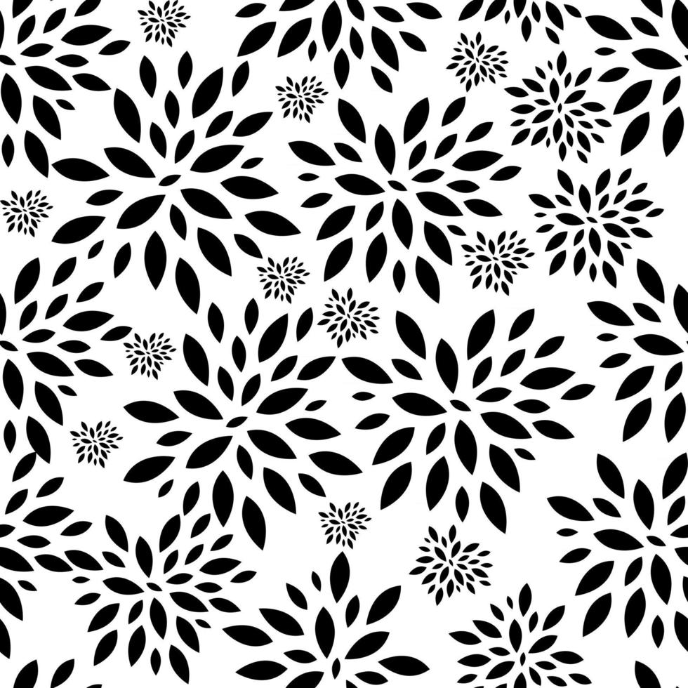 Floral Seamless Pattern Background for Wedding and Birthday. Vector Illustration
