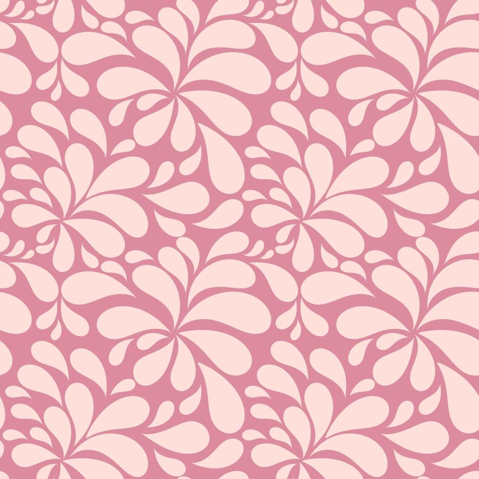 Floral Seamless Pattern Background for Wedding and Birthday. Vector Illustration