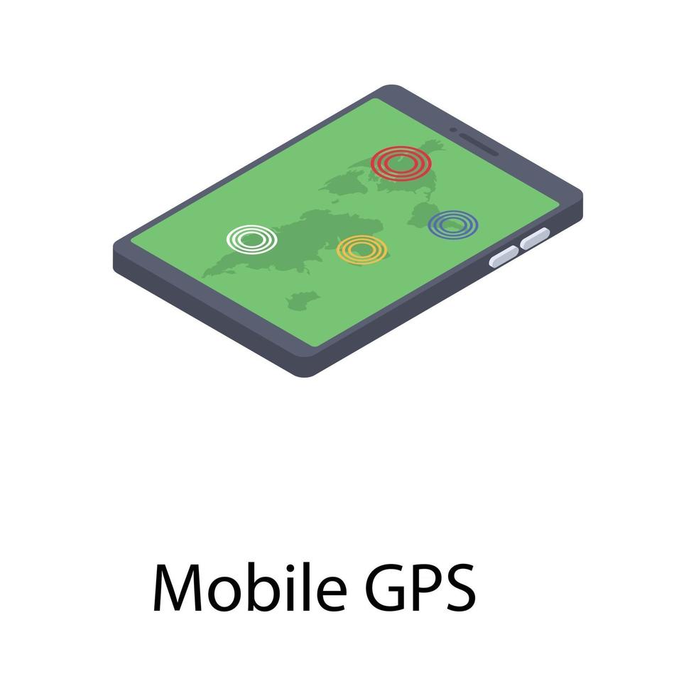 Online Gps Concepts vector