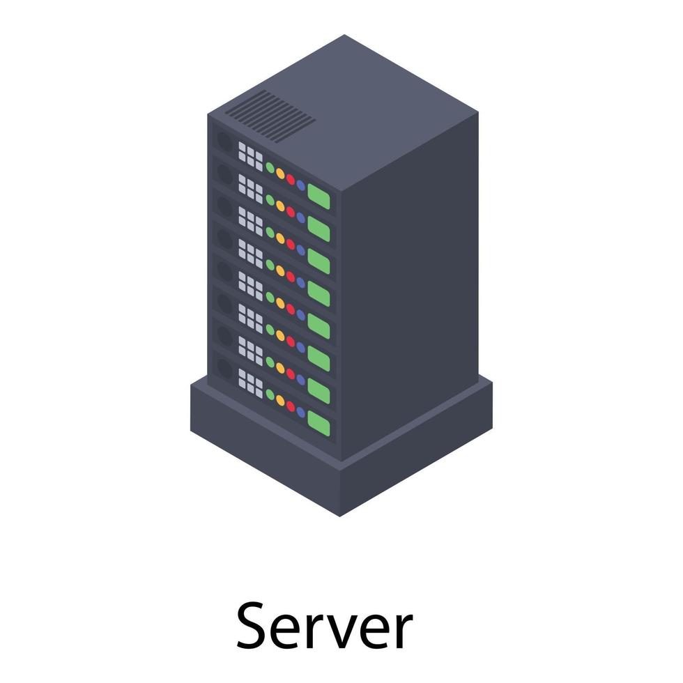 Trending Server Concepts vector