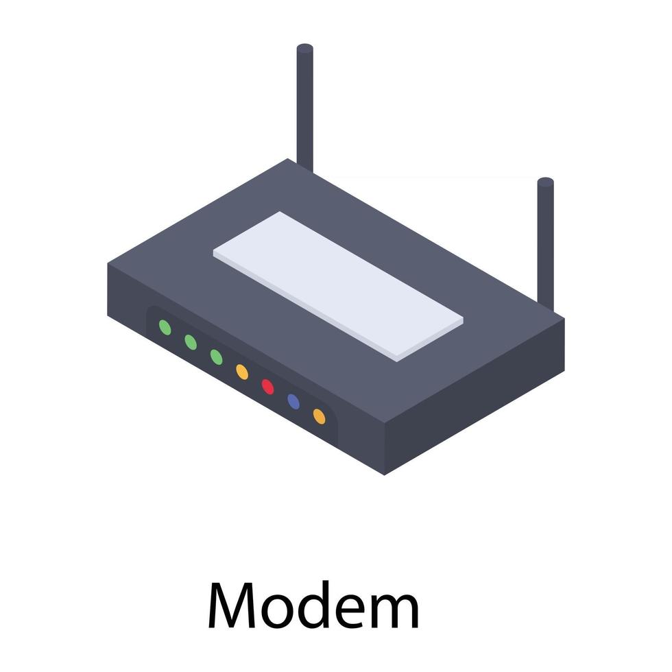 conceptos de enrutador wifi vector