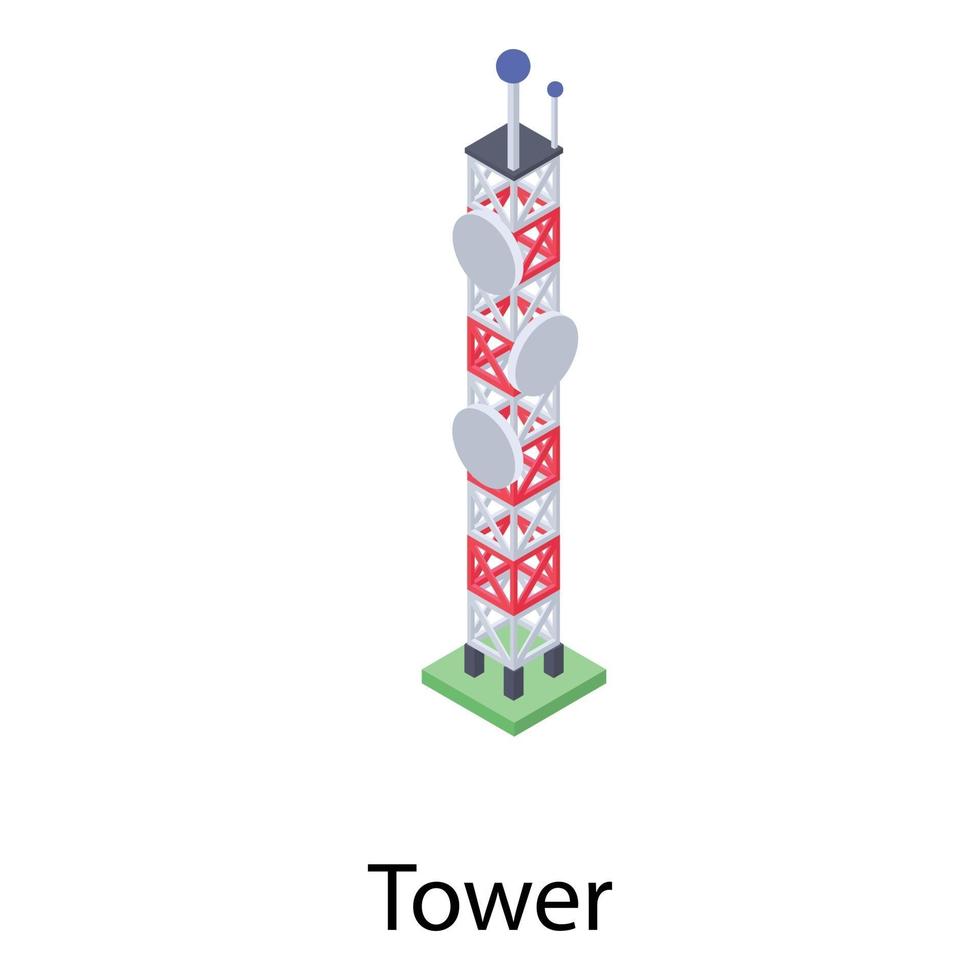 conceptos de torres de tendencia vector