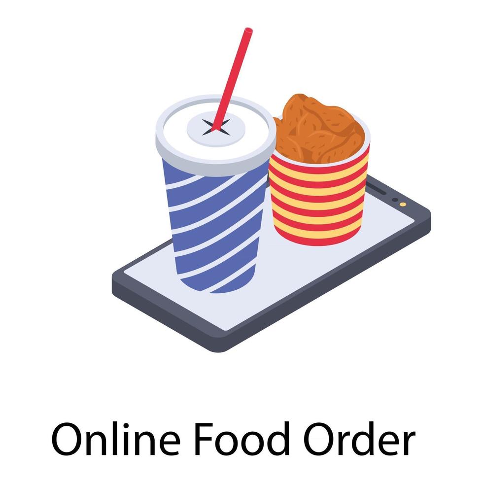 Online Food Order vector