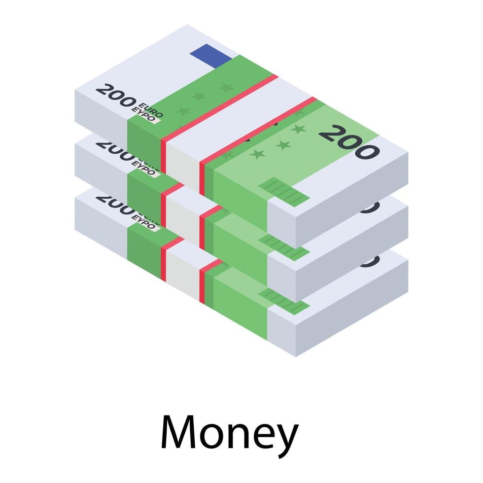 conceptos de tendencias de dinero vector