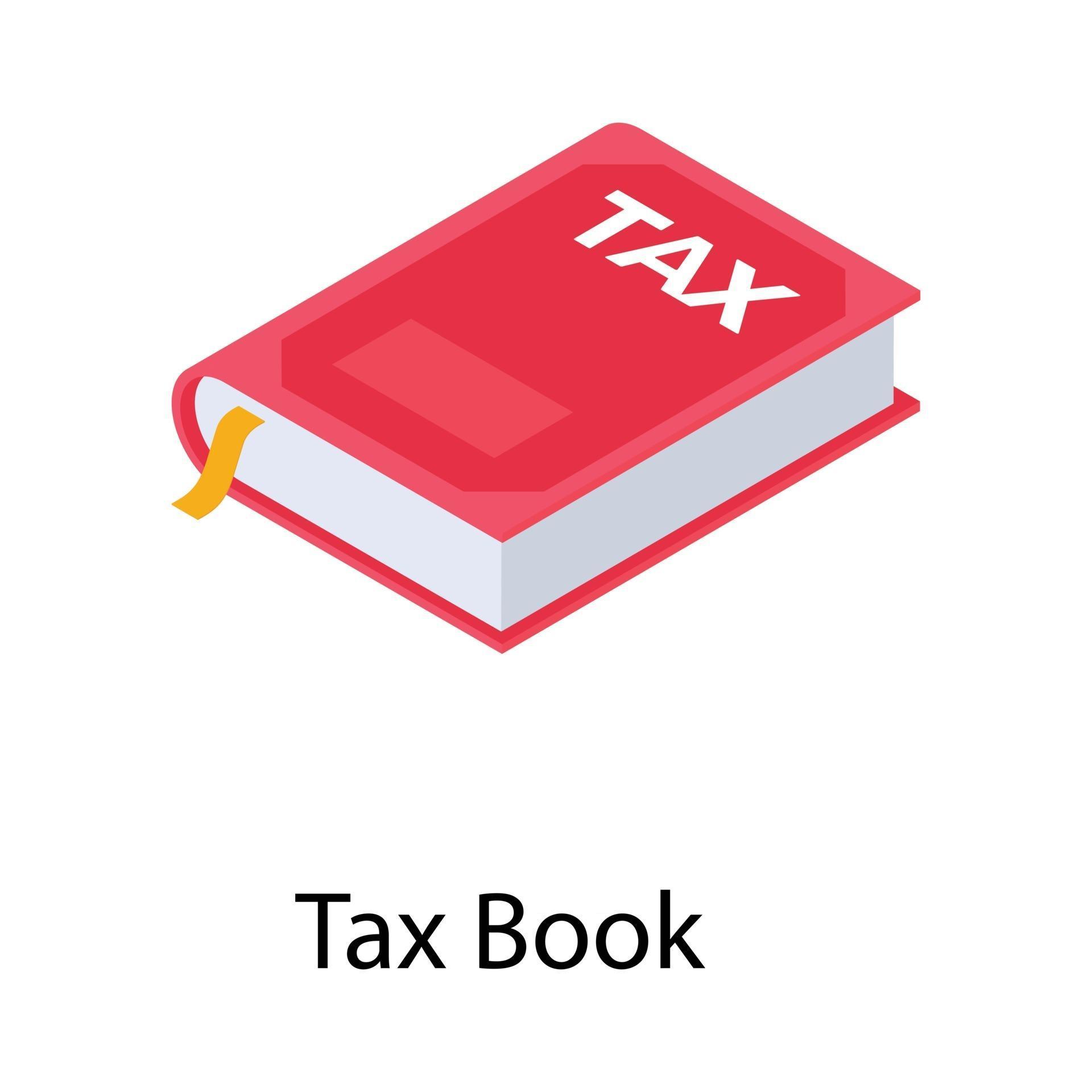 Tax Book Concepts 2904723 Vector Art at Vecteezy