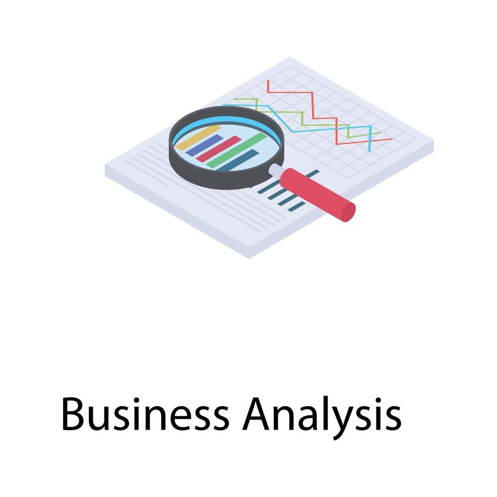 conceptos de análisis empresarial vector