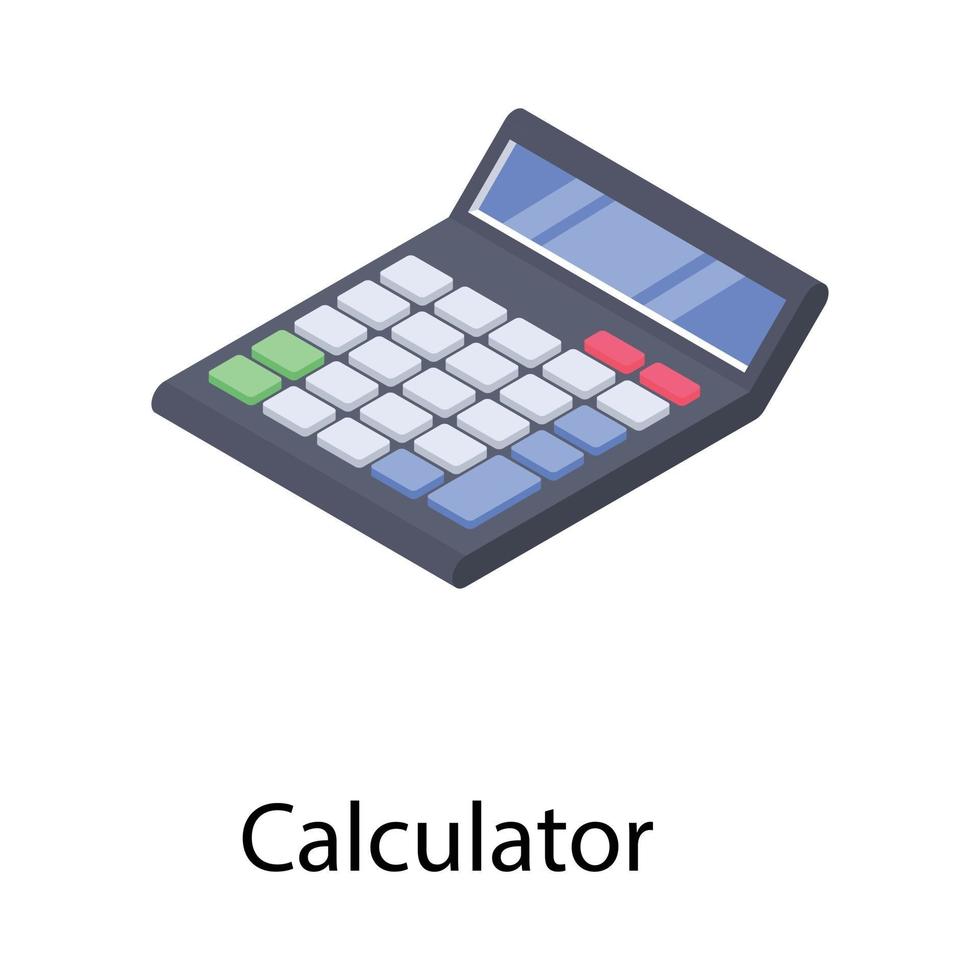 Trending Calculator Concepts vector