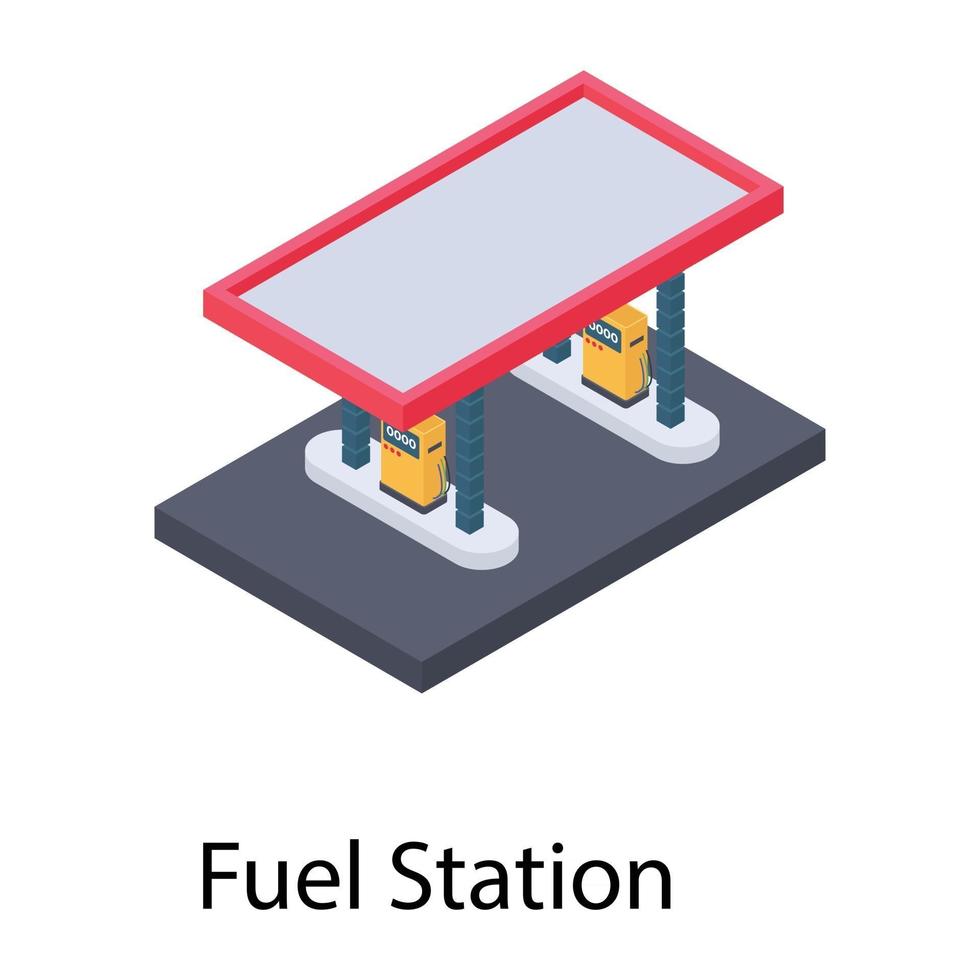 Fuel Station Concepts vector