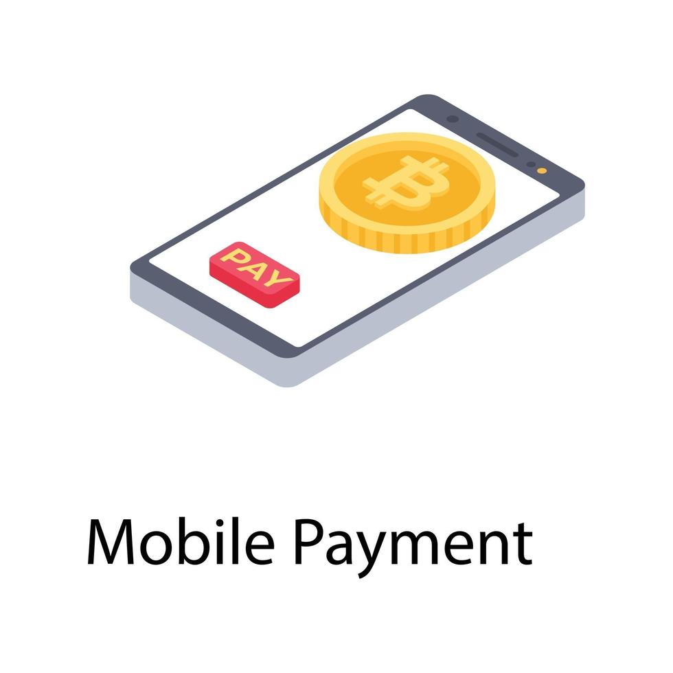 Online Mobile Payment vector