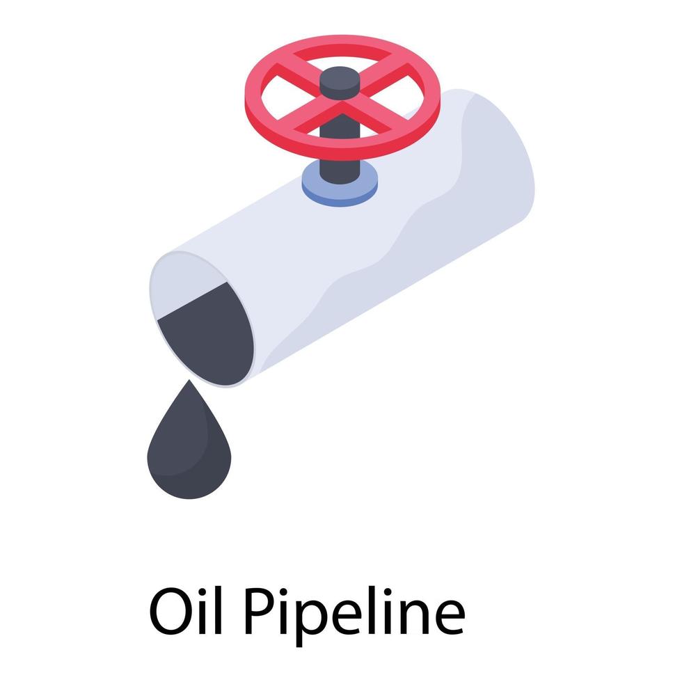 Oil Pipeline Concepts vector