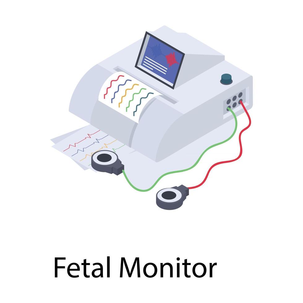Doppler Fatal Monitor vector