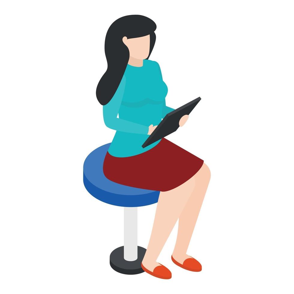 Female Employee Concepts vector