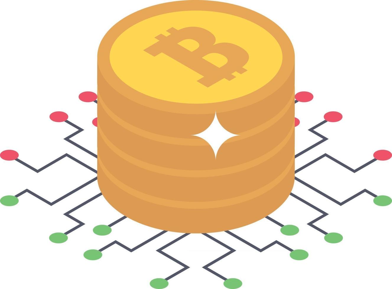 Bitcoin Network Concepts vector