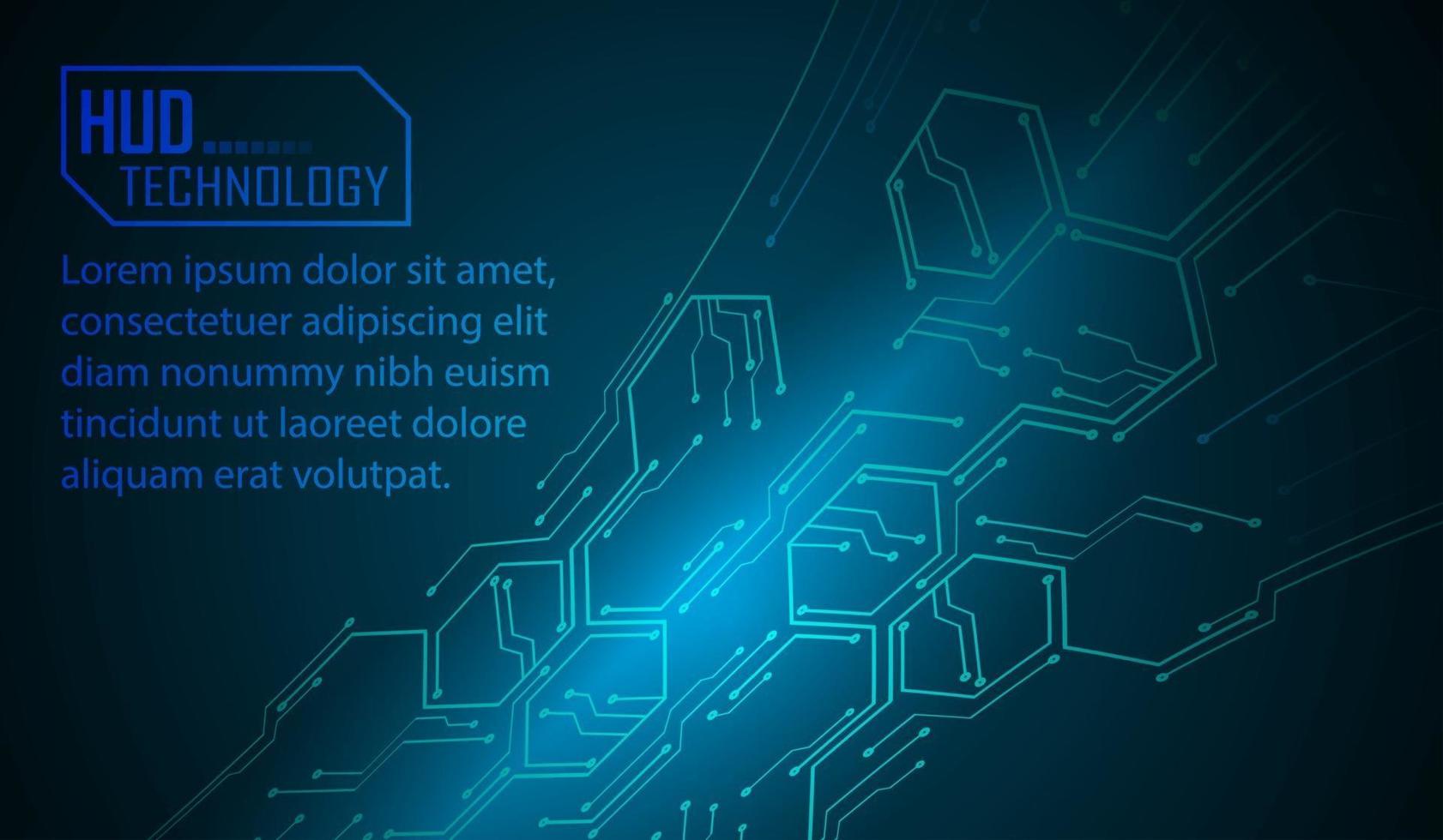 cyber circuit future technology concept background vector