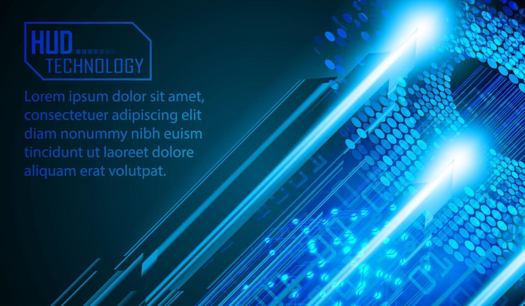 text cyber circuit future technology concept background vector