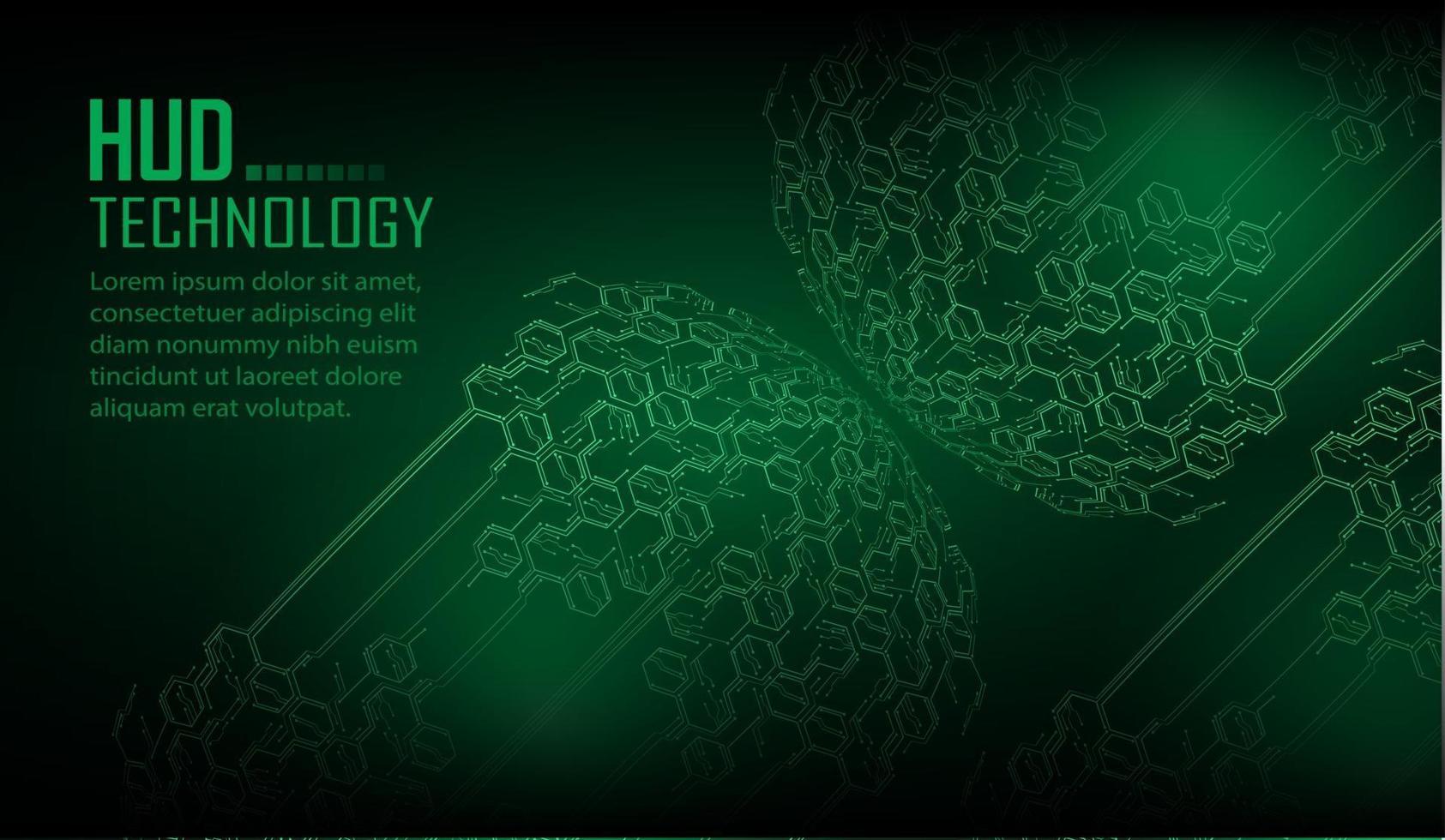 Fondo del concepto de tecnología futura del circuito printcyber vector