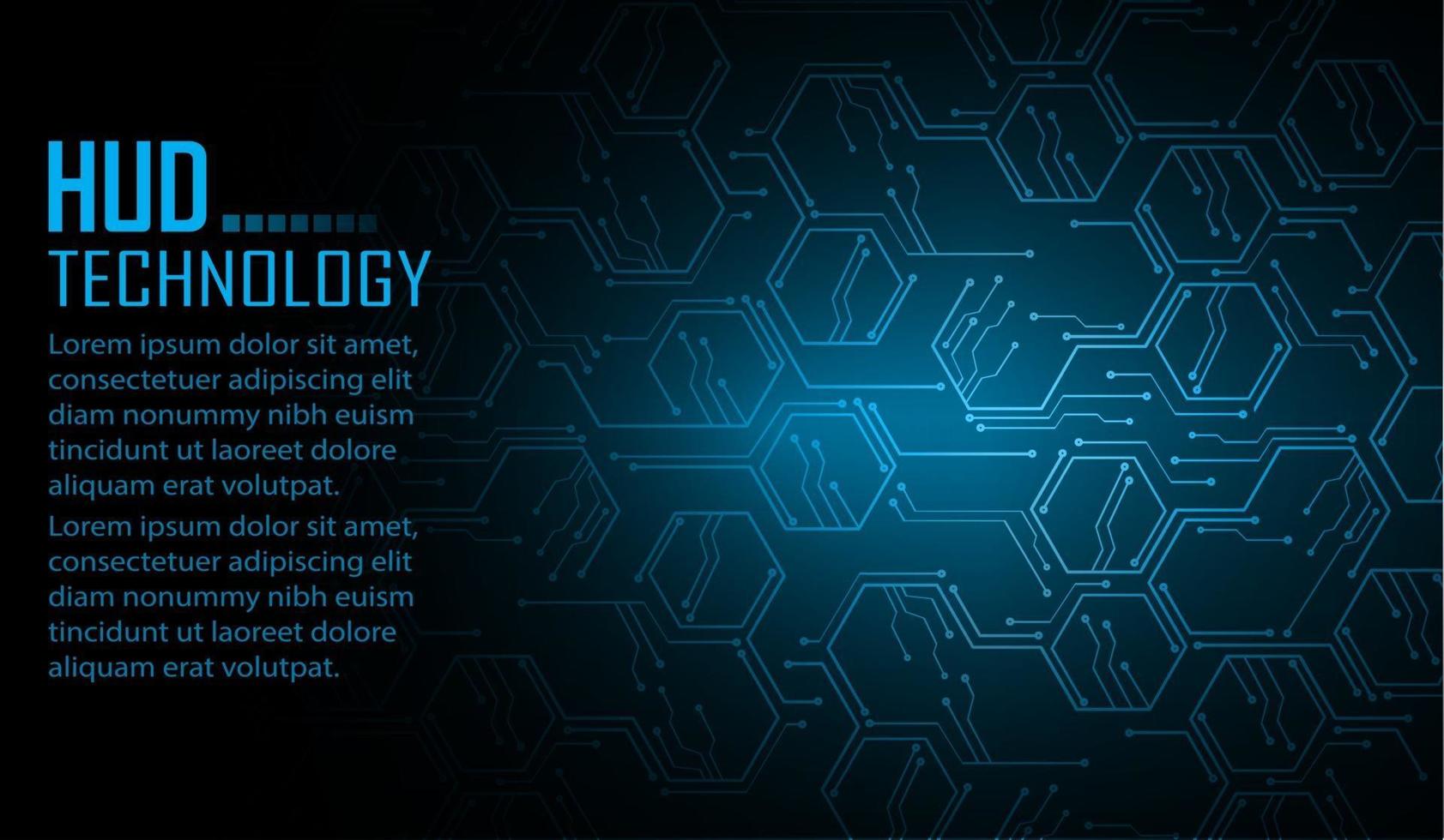 cyber circuit future technology concept background vector