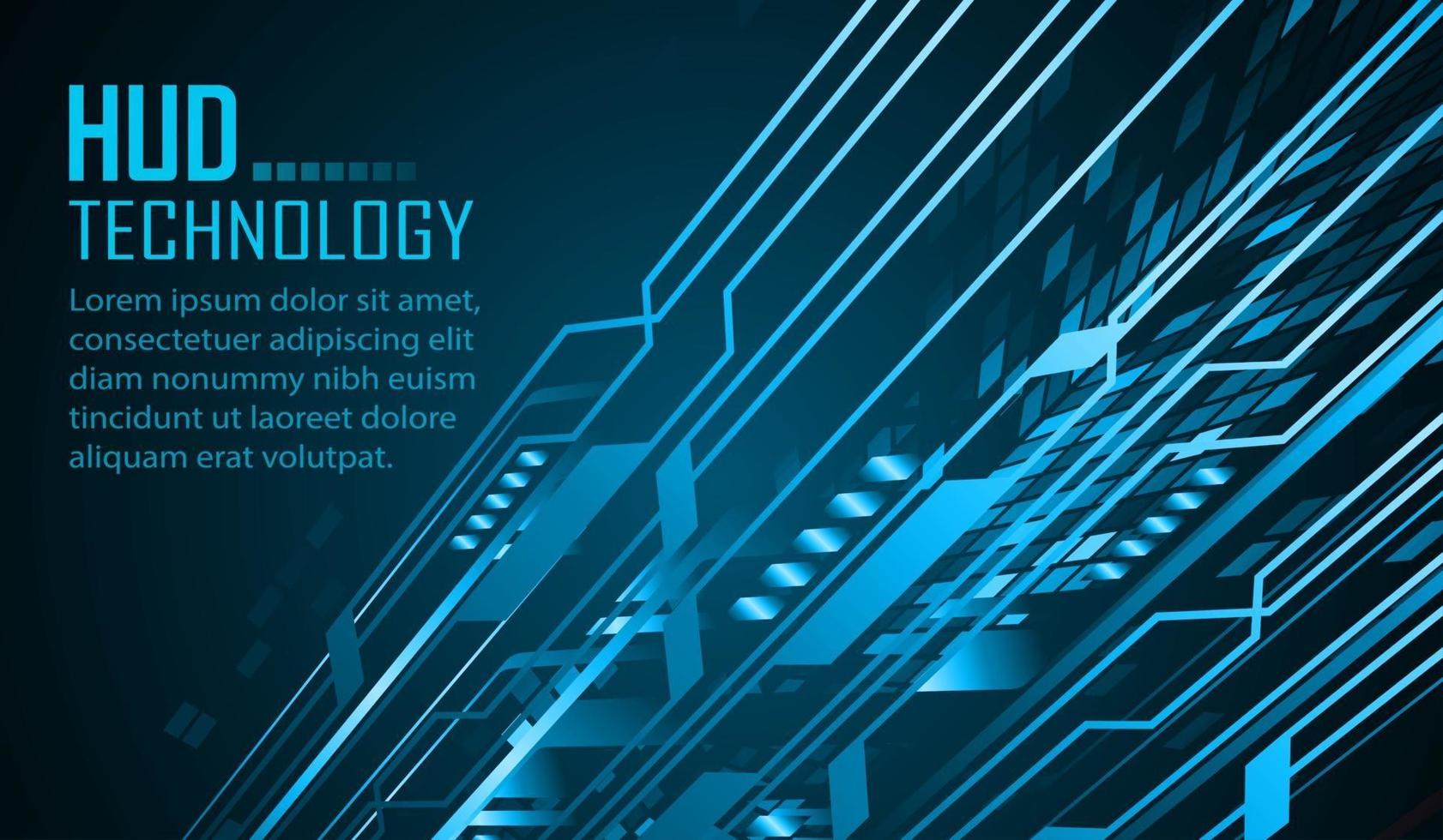 cyber circuit future technology concept background vector