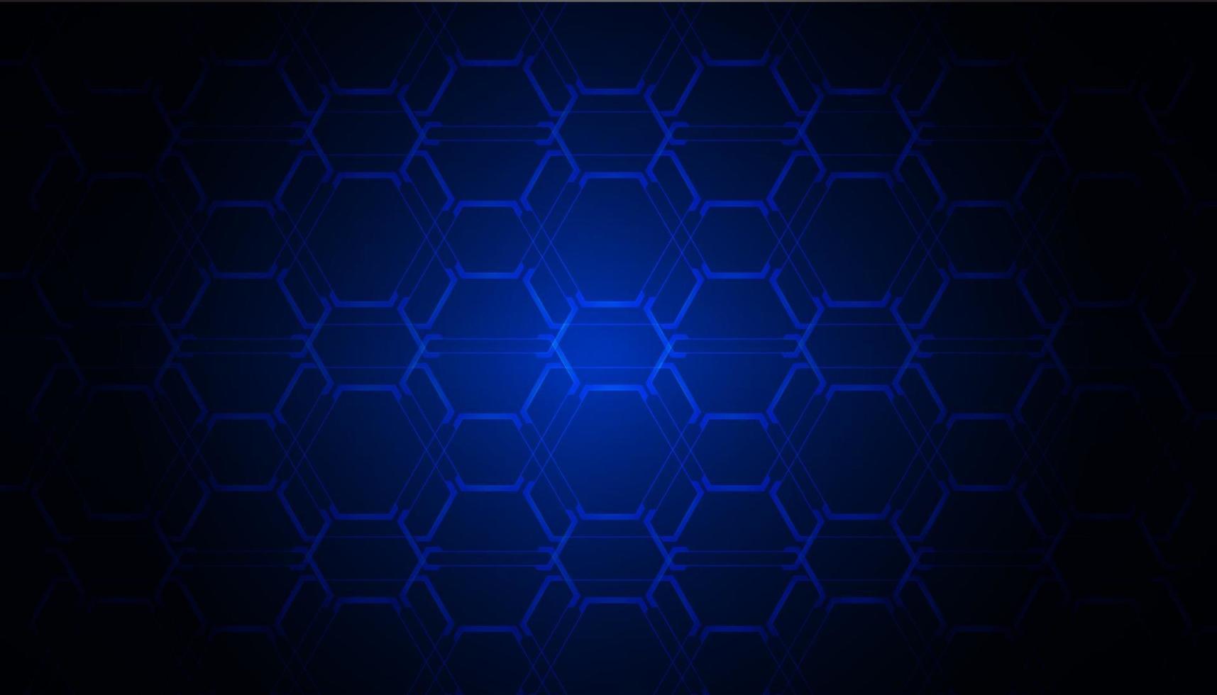 green Hexagon grid vector