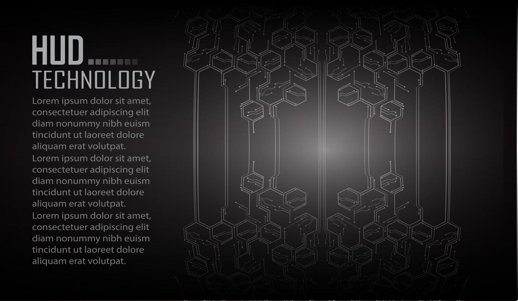 Printcyber circuit future technology concept background vector