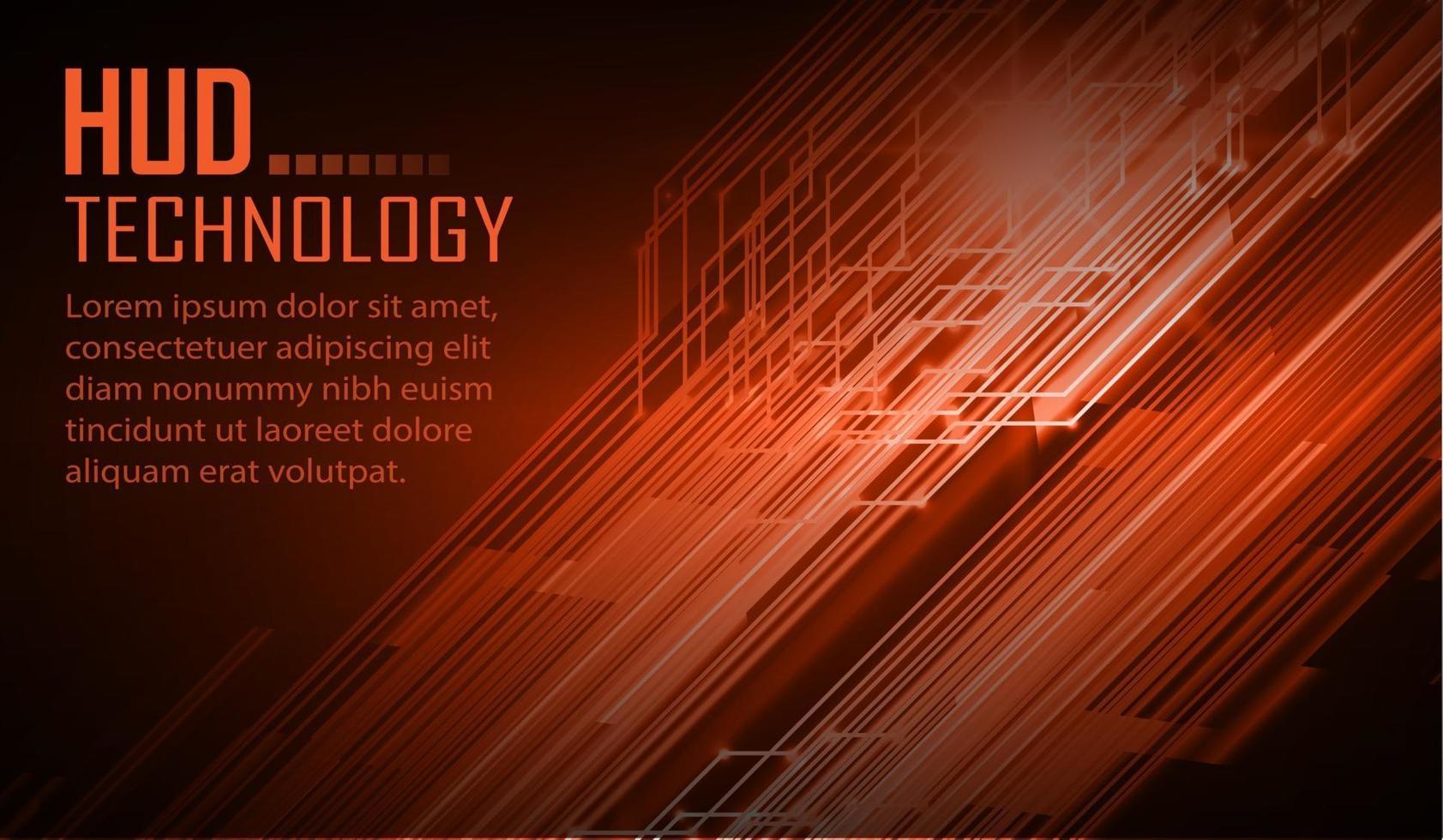 Fondo de concepto de tecnología futura de circuito cibernético vector