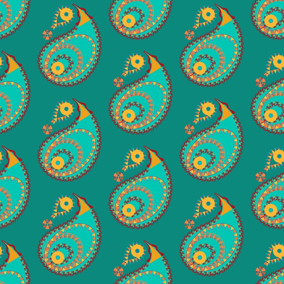 Seamless indian pattern vector
