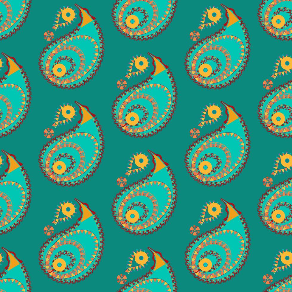 Seamless indian pattern vector