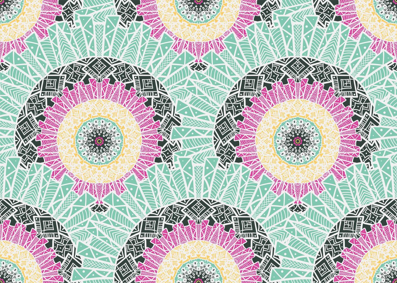 Mandala Seamless Pattern vector