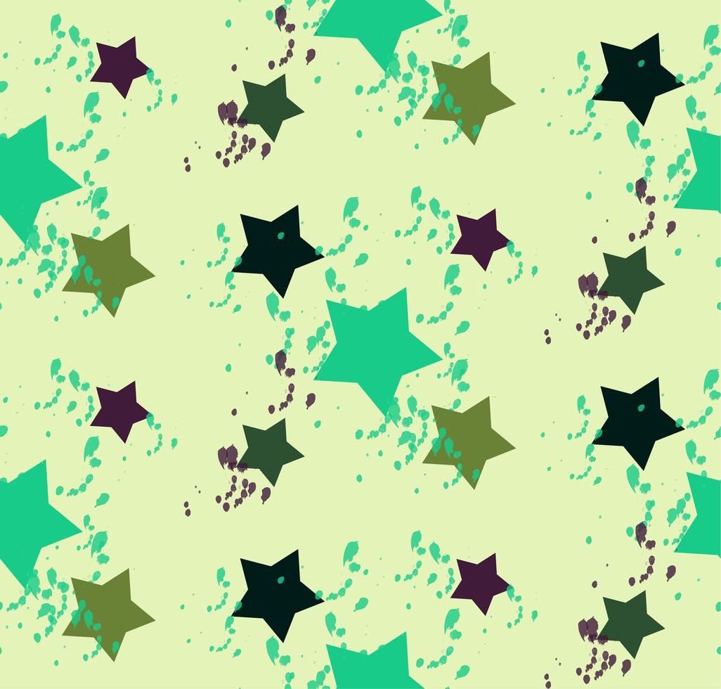 Grunge colorful geometric seamless pattern vector
