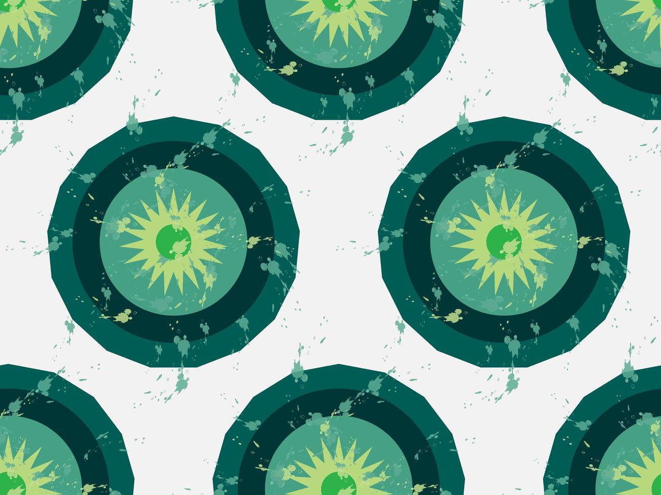 Grunge colorful geometric seamless pattern vector