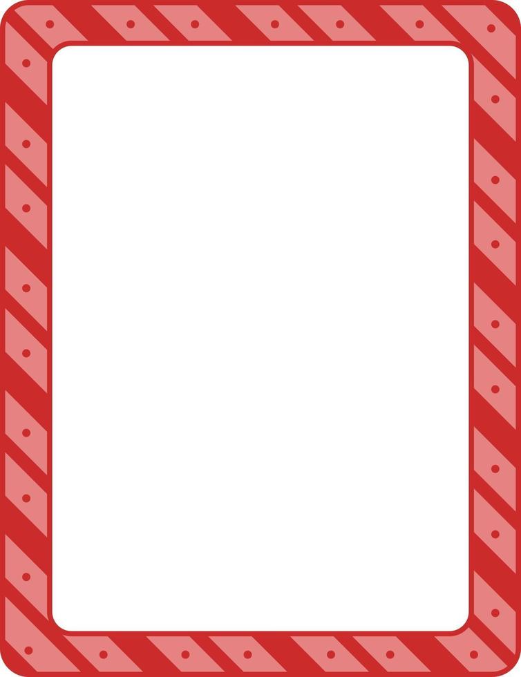 Empty diagonal stripes frame banner template vector