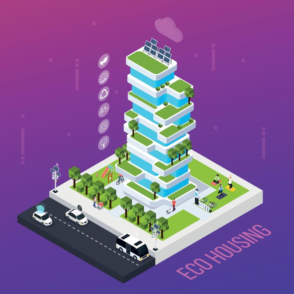 Smart City Concept Vector Illustration