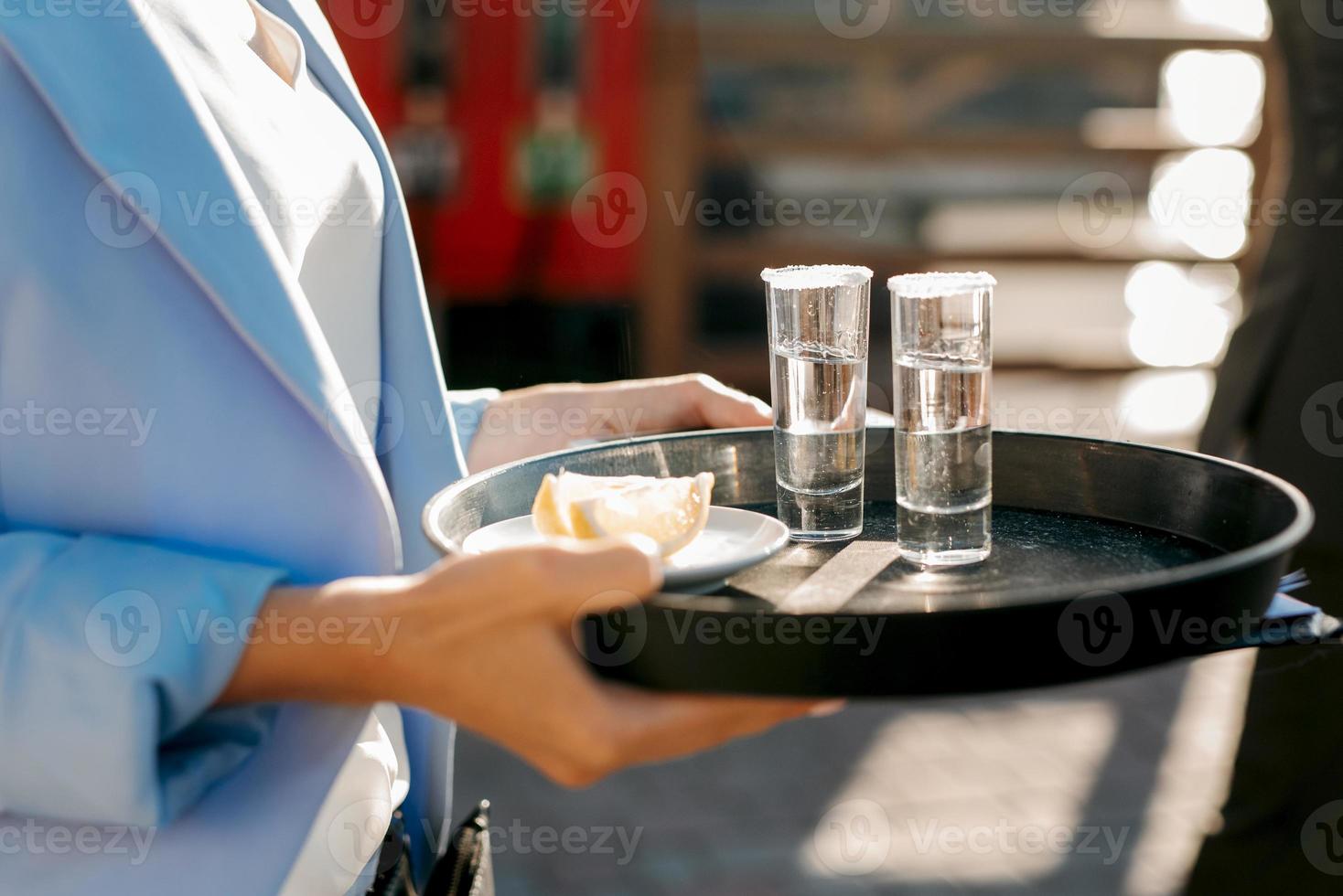 copas de boda para vino y champán foto