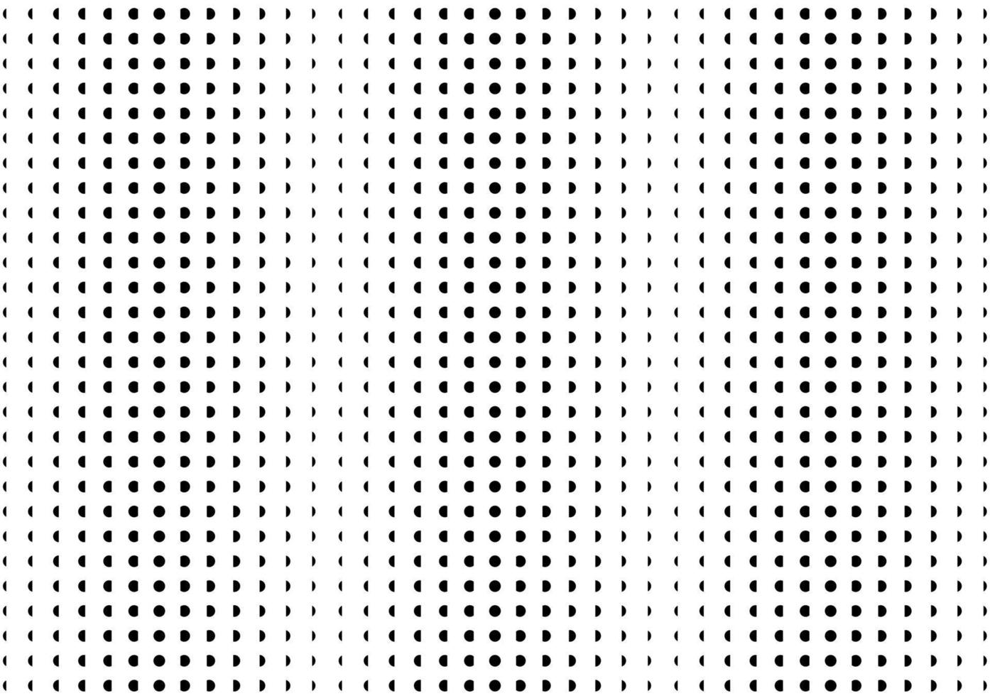 Black and white overlay dot pattern. Memphis pattern simple halftone gradient pattern. Monochrome fading wave background. vector