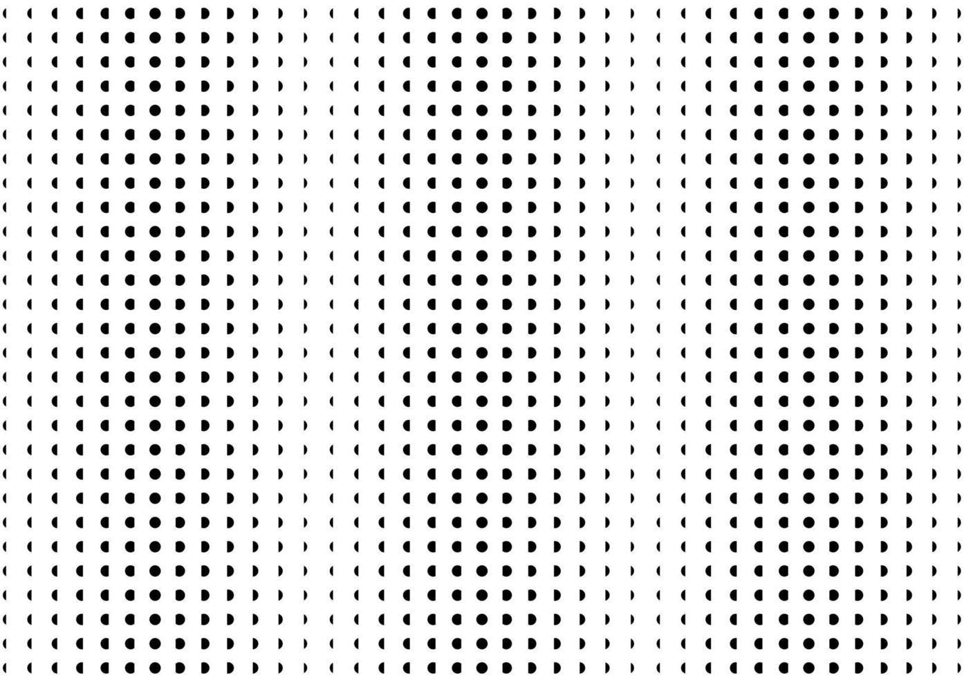 Black and white overlay dot pattern. Memphis pattern simple halftone gradient pattern. Monochrome fading wave background. vector