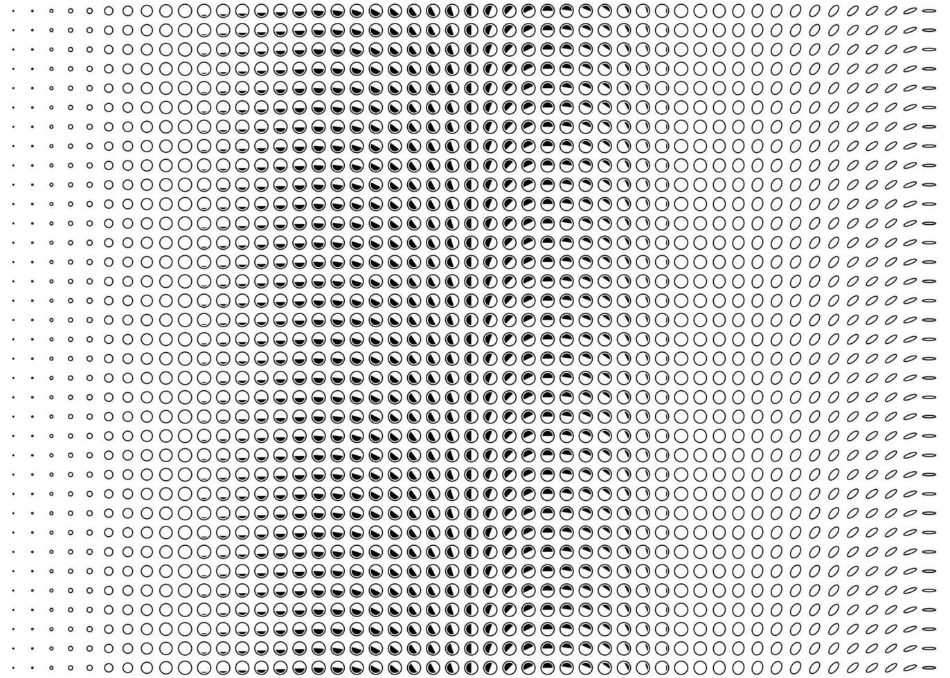 vector black dots in horizontal lines pattern, dark points on white background, wave dots backdrop, computer and smartphone app and website user interface,